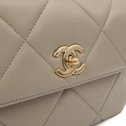 Picture of Chanel Top Handle Trendy CC in Grey, Lambskin Leather