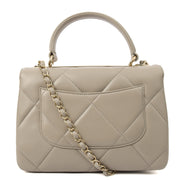 Picture of Chanel Top Handle Trendy CC in Grey, Lambskin Leather