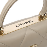 Picture of Chanel Top Handle Trendy CC in Grey, Lambskin Leather