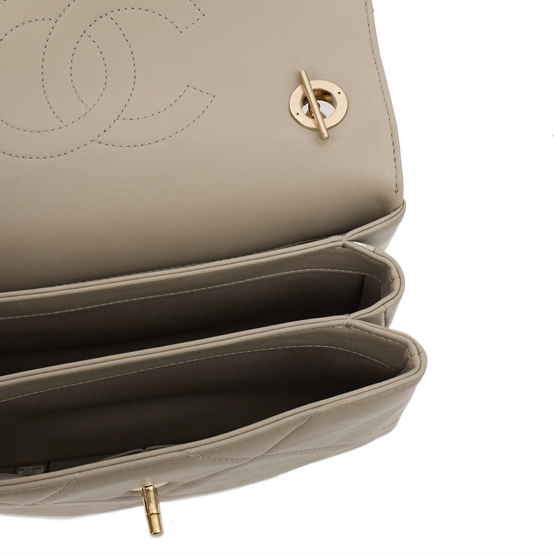 Picture of Chanel Top Handle Trendy CC in Grey, Lambskin Leather