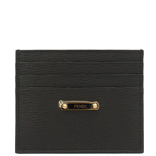 Picture of Fendi Wallet Card Holder in Black, Leather