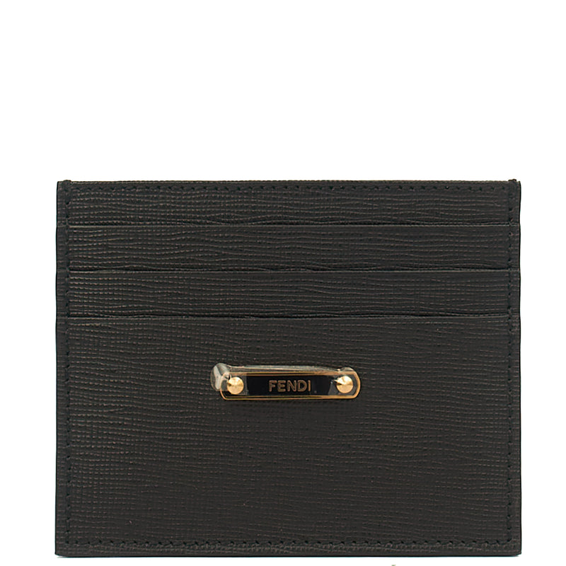 Picture of Fendi Wallet Card Holder in Black, Leather