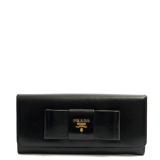 Picture of Prada Wallet Wallet in Black, Patent Leather