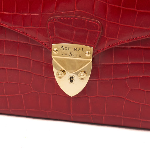 Picture of Aspinal of London Cross Body Mayfair - Mini in Red, invalid
