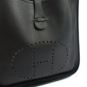 Picture of Hermes Cross Body Evelyne 33 in Black, Togo Leather