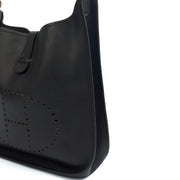 Picture of Hermes Cross Body Evelyne 33 in Black, Togo Leather