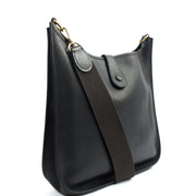 Picture of Hermes Cross Body Evelyne 33 in Black, Togo Leather