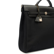 Picture of Hermes Tote Herbag Zip 39 in Black, Fabric