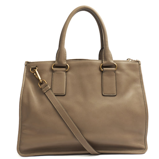 Picture of Prada Shoulder Bag Tote in Grey, Calfskin