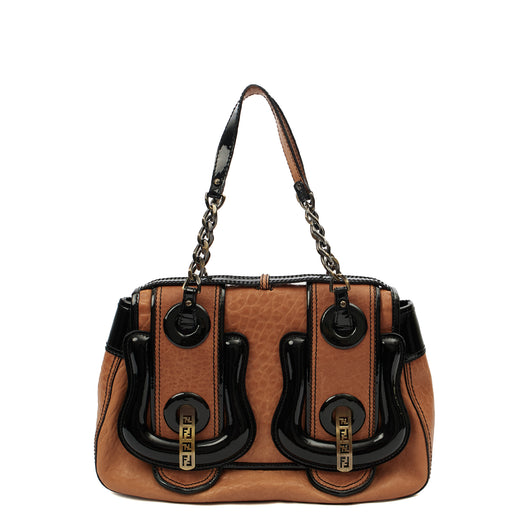 Picture of Fendi Shoulder Bag B Buckle Shoulder Bag in Brown, Leather