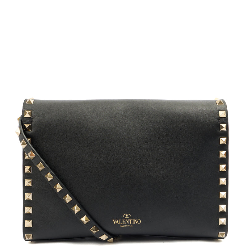 Picture of Valentino Cross Body Rockstud Crossbody Bag - Small in Black, Leather