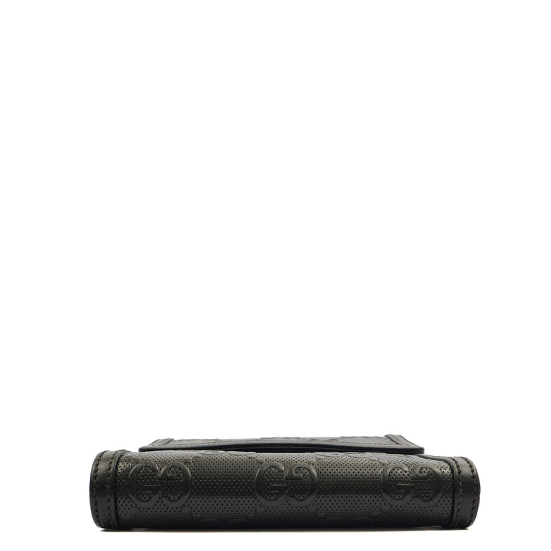 Picture of Gucci Cross Body Messenger in Black, Leather