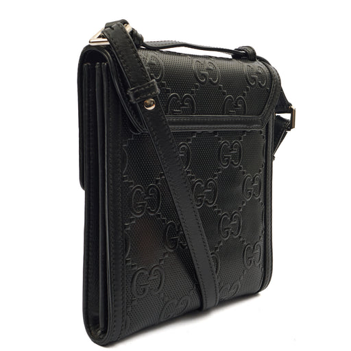 Picture of Gucci Cross Body Messenger in Black, Leather