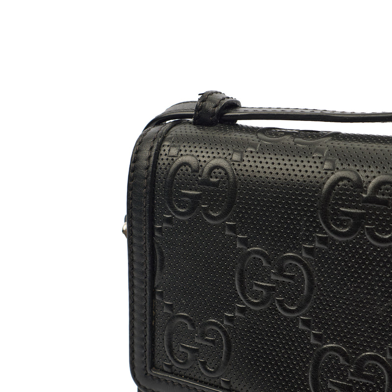 Picture of Gucci Cross Body Messenger in Black, Leather