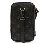 Picture of Louis Vuitton Cross Body  LOUIS VUITTON X NIGO Flap Double Phone Pouch in Damier Graphite, Leather