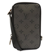 Picture of Louis Vuitton Cross Body  LOUIS VUITTON X NIGO Flap Double Phone Pouch in Damier Graphite, Leather