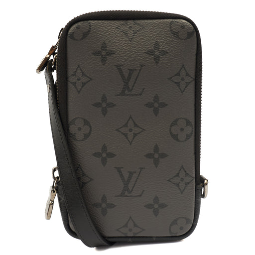 Picture of Louis Vuitton Cross Body  LOUIS VUITTON X NIGO Flap Double Phone Pouch in Damier Graphite, Leather