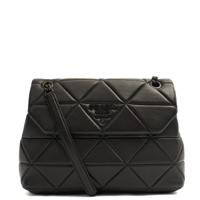 Picture of Prada Shoulder Bag Spectrum Zip Shoulder Bag in Black, Calfskin