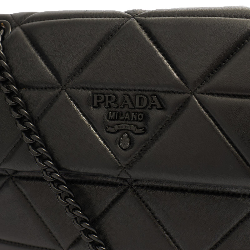 Picture of Prada Shoulder Bag Spectrum Zip Shoulder Bag in Black, Calfskin