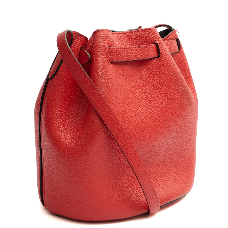 Picture of Mulberry Tote Abbey in Red, Calfskin Leather
