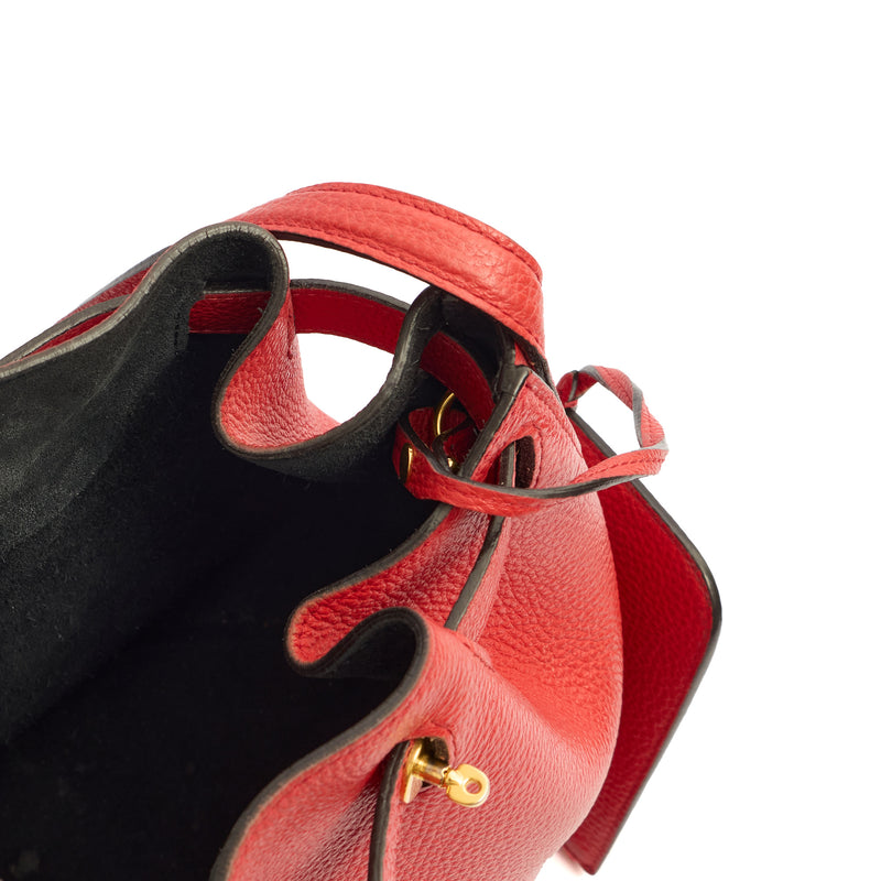 Picture of Mulberry Tote Abbey in Red, Calfskin Leather