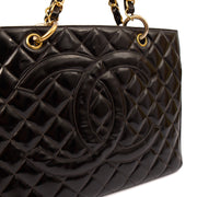 Picture of Chanel Tote Chain Tote in Black, Patent Leather