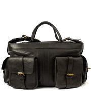 Picture of Mulberry Soft Sided Eastwood  in Black, Leather