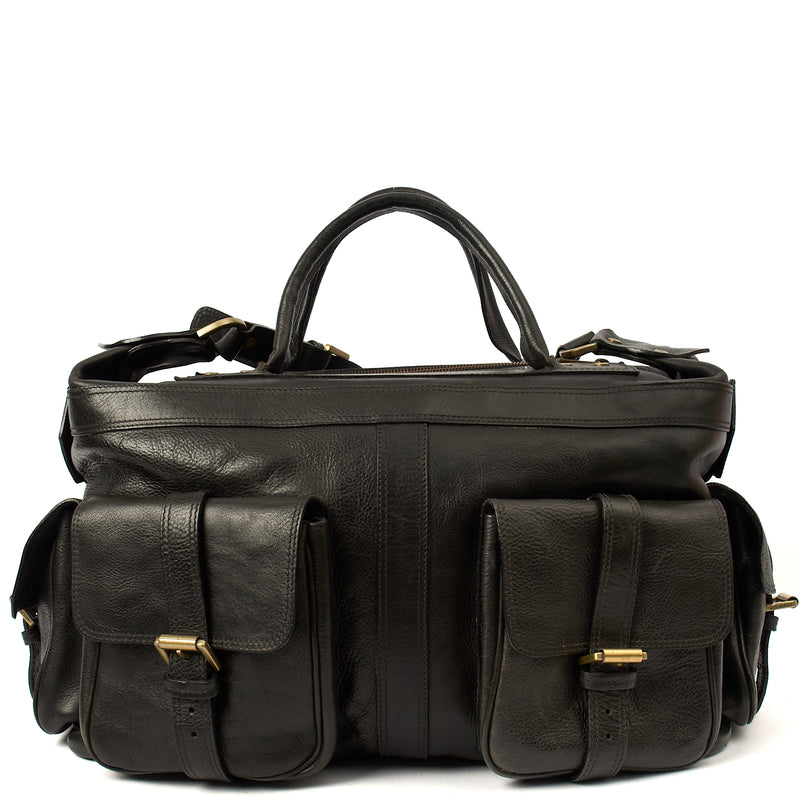 Picture of Mulberry Soft Sided Eastwood  in Black, Leather