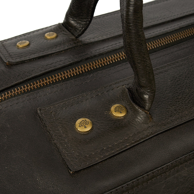 Picture of Mulberry Soft Sided Eastwood  in Black, Leather