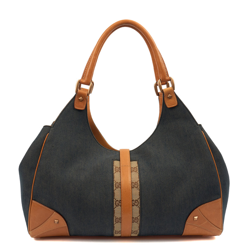 Picture of Gucci Tote Jackie 1961 in Blue, Denim