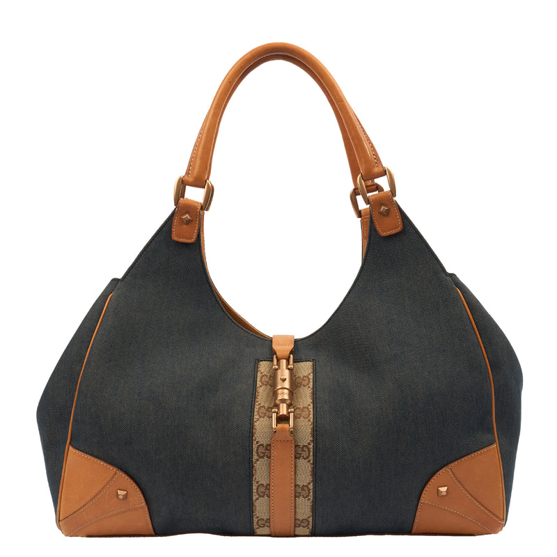 Picture of Gucci Tote Jackie 1961 in Blue, Denim