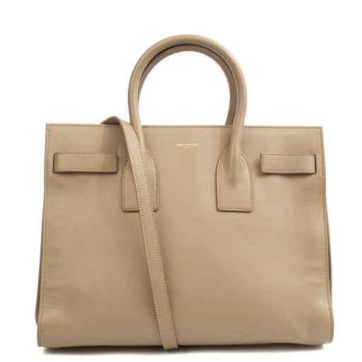 Picture of Saint Laurent Top Handle Sac de Jour in Grey, Leather