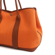 Picture of Hermes Tote Garden Tote 30 in Classic Orange, Canvas