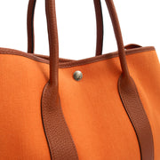 Picture of Hermes Tote Garden Tote 30 in Classic Orange, Canvas