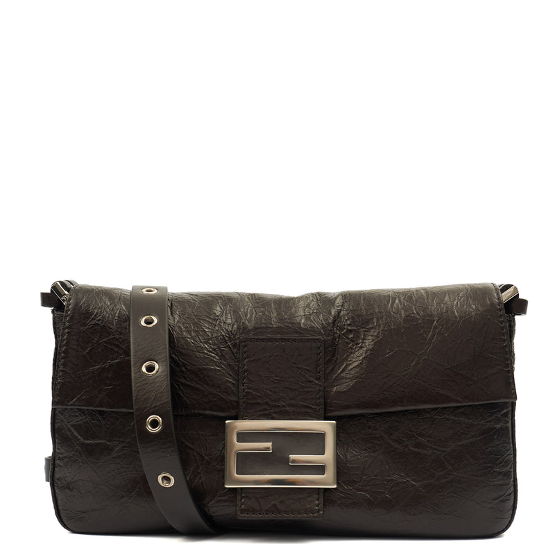 Picture of Fendi Shoulder Bag Baguette in Brown, Leather