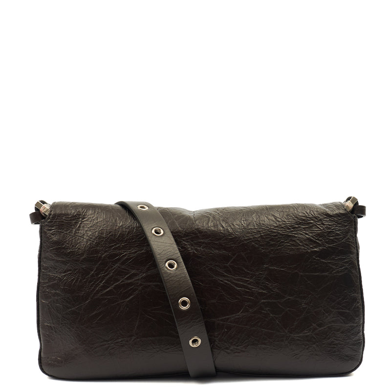 Picture of Fendi Shoulder Bag Baguette in Brown, Leather