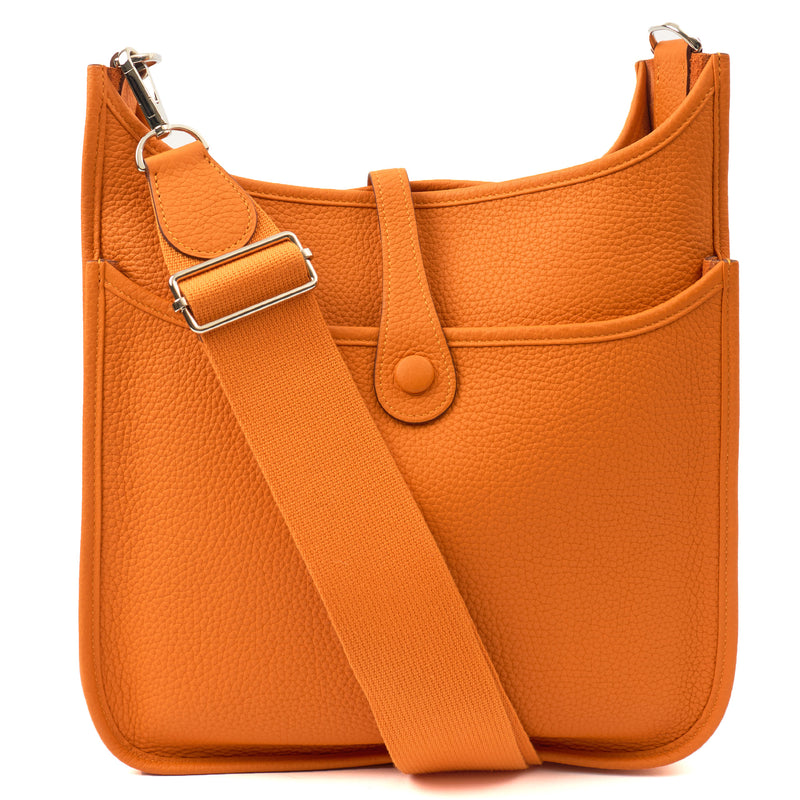 Picture of Hermes Cross Body Evelyne 29 in Classic Orange, Clemence Leather