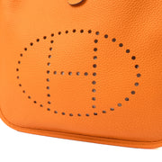 Picture of Hermes Cross Body Evelyne 29 in Classic Orange, Clemence Leather