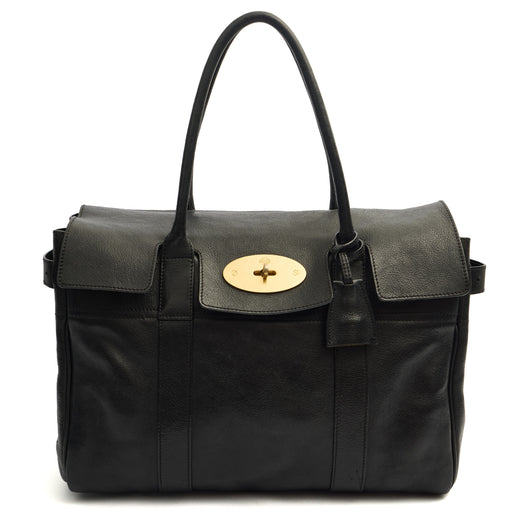 Picture of Mulberry Tote Bayswater Heritage in Black, Leather