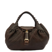 Picture of Fendi Shoulder Bag Spy Bag in Brown, Leather