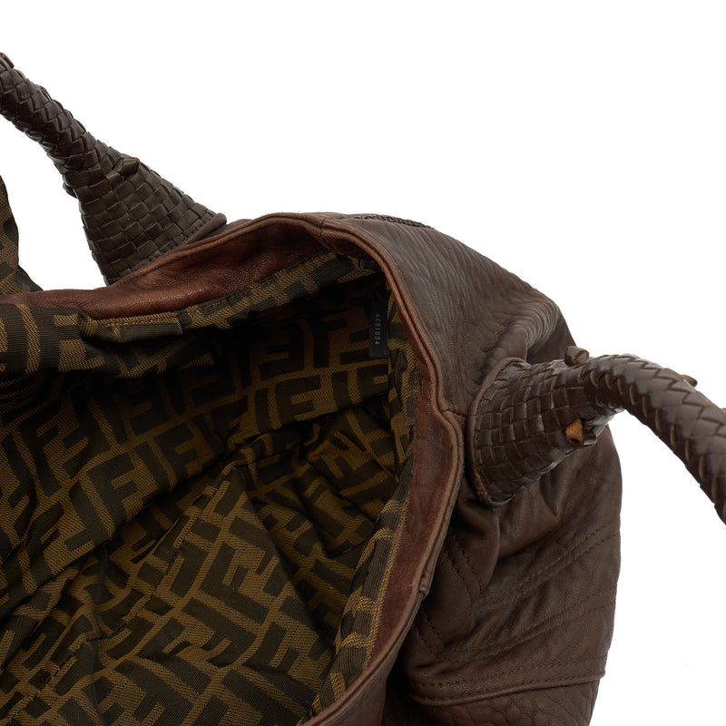 Picture of Fendi Shoulder Bag Spy Bag in Brown, Leather