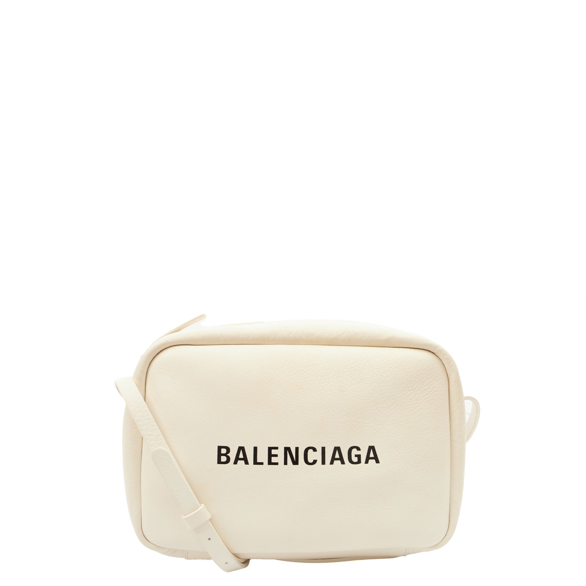 Balenciaga Cross Body Everyday Camera Bag - XS in White, Leather