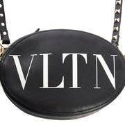 Picture of Valentino Cross Body V Logo Crossbody in Black, Calfskin
