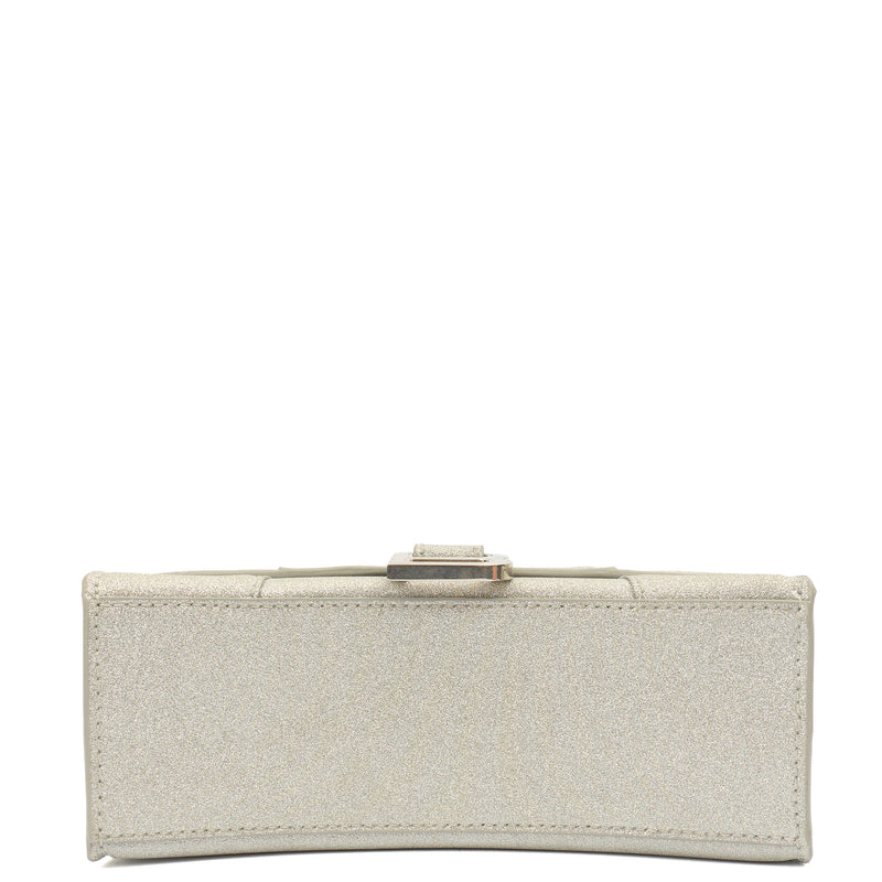 Picture of Balenciaga Top Handle Hourglass Top Handle XS in Metallic, Other
