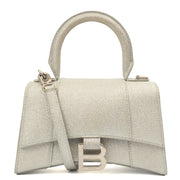 Picture of Balenciaga Top Handle Hourglass Top Handle XS in Metallic, Other