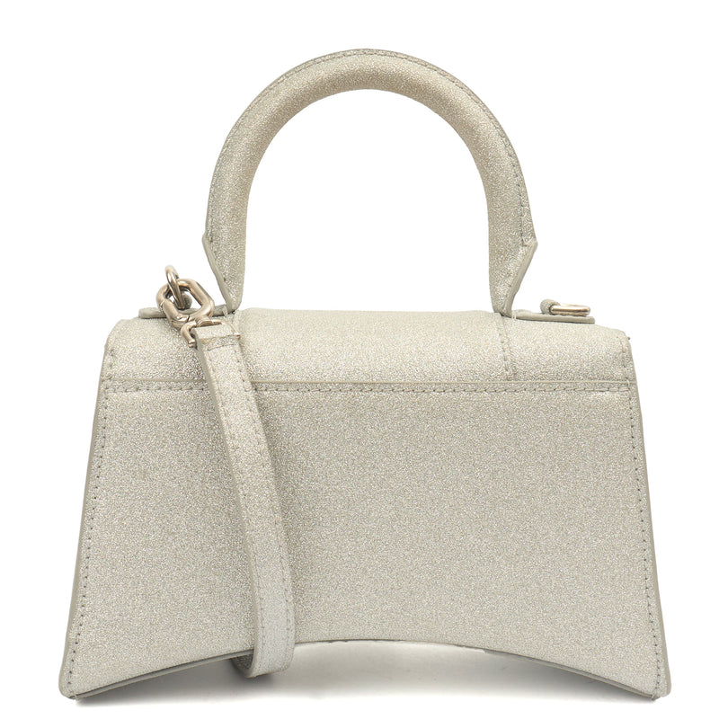 Picture of Balenciaga Top Handle Hourglass Top Handle XS in Metallic, Other