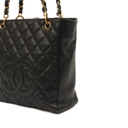 Picture of Chanel Tote Petite Shopping Tote in Black, Caviar Leather