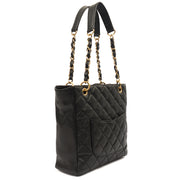 Picture of Chanel Tote Petite Shopping Tote in Black, Caviar Leather