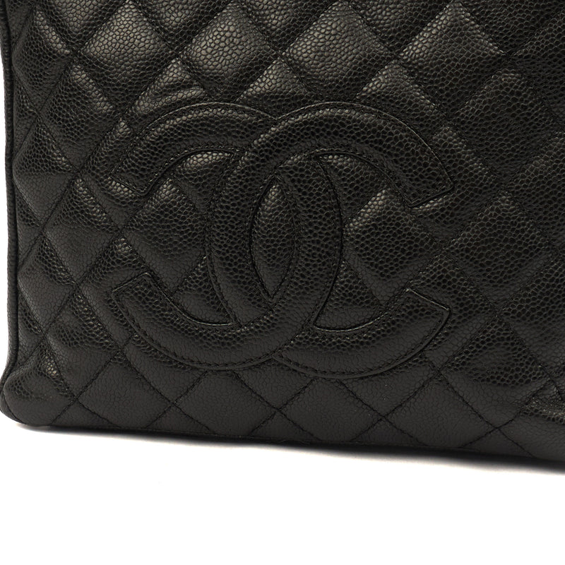 Picture of Chanel Tote Petite Shopping Tote in Black, Caviar Leather