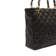 Picture of Chanel Tote Petite Shopping Tote in Black, Caviar Leather